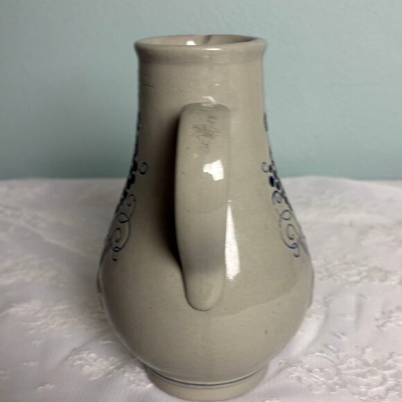 German Salt Glazed Pottery Pitcher 1L  Trinkt Wie Eure Vater Aus Stein Den Wein - Picture 4 of 6